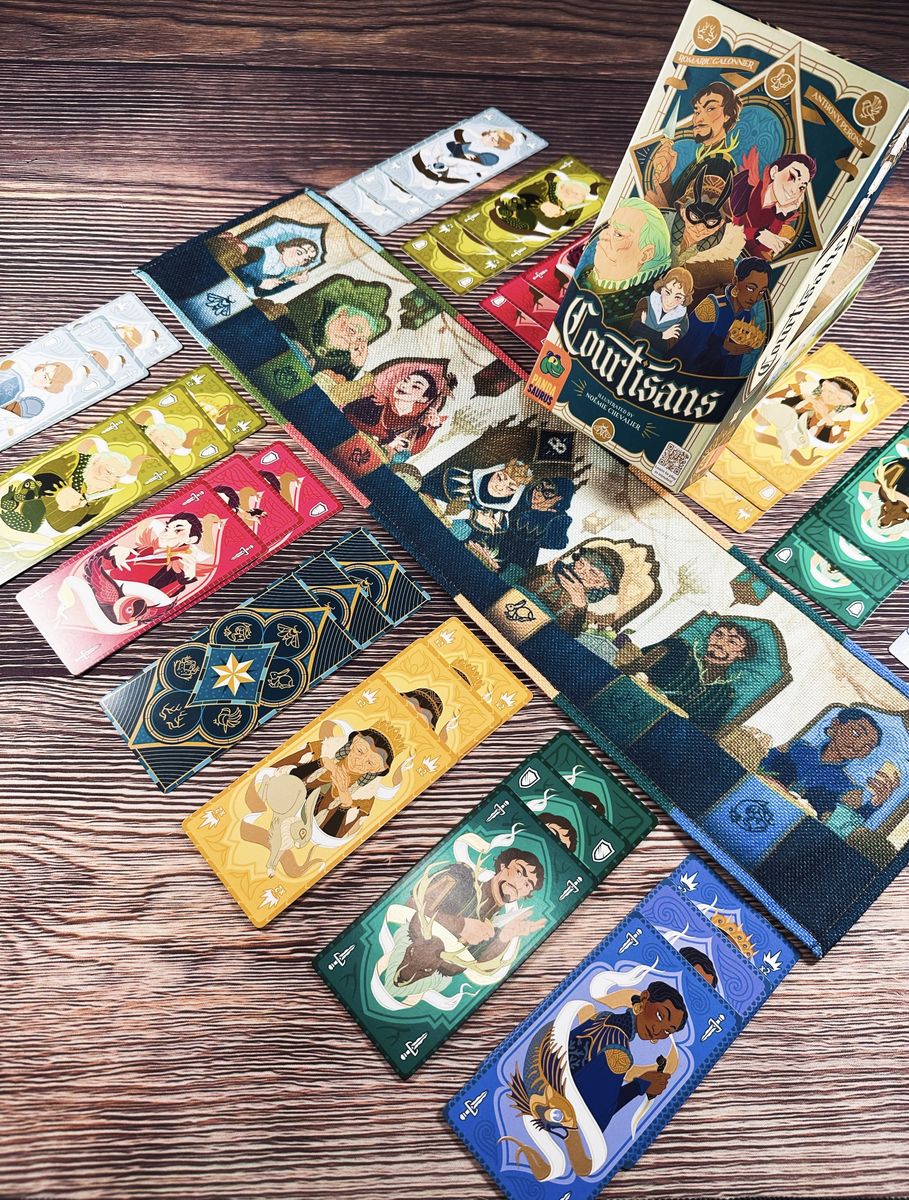 Courtisans illustrated cards