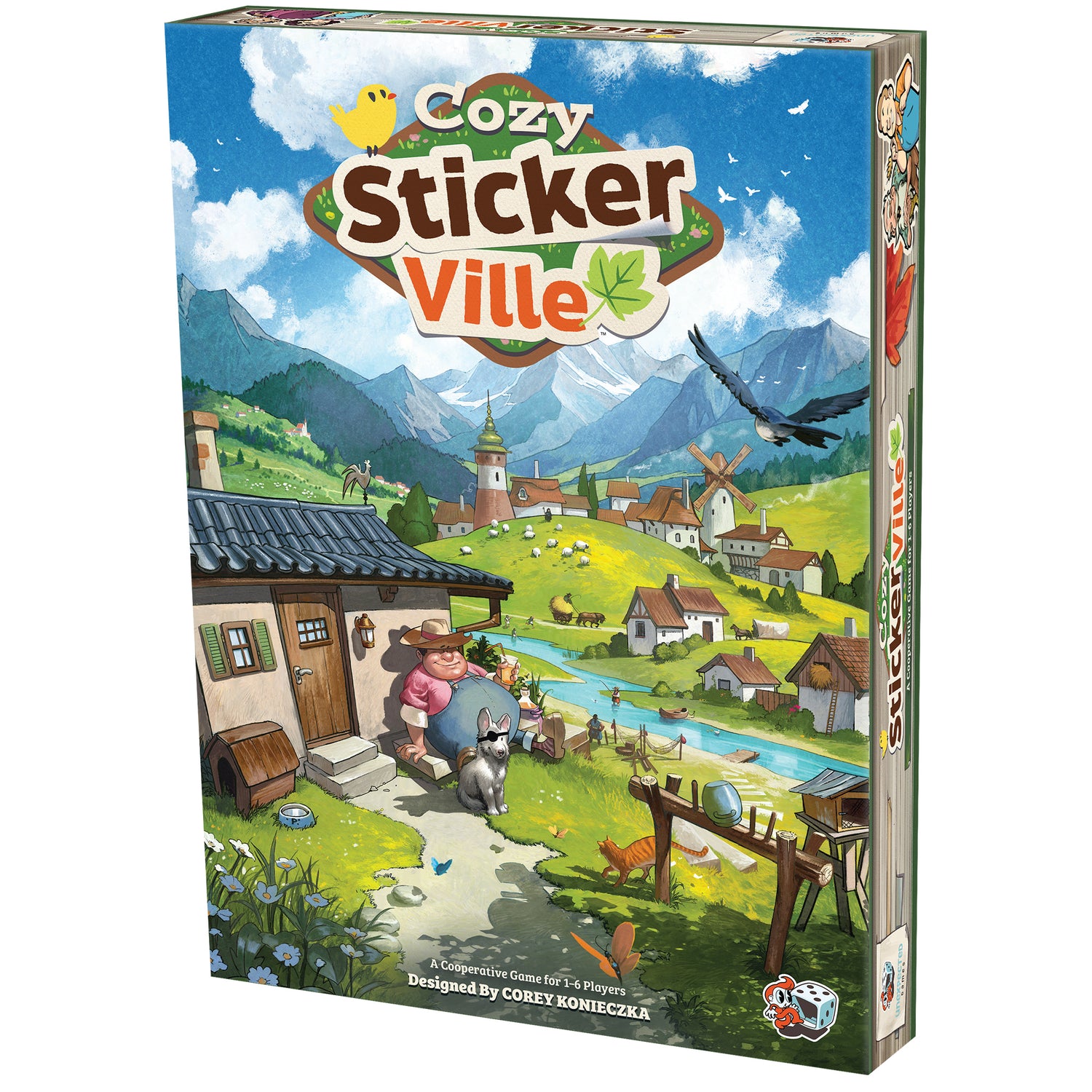 Cozy Stickerville campaign components