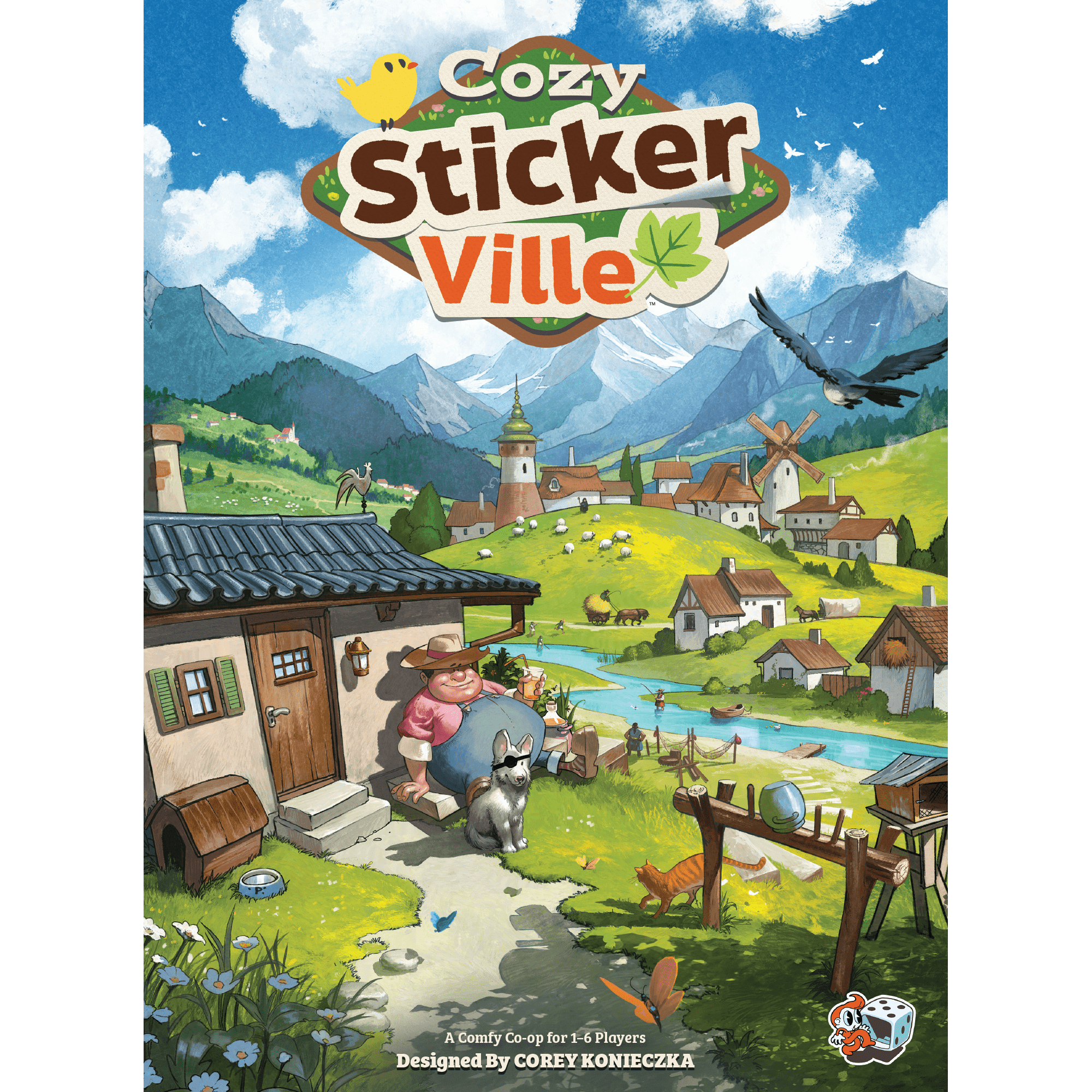 Cozy Stickerville box art