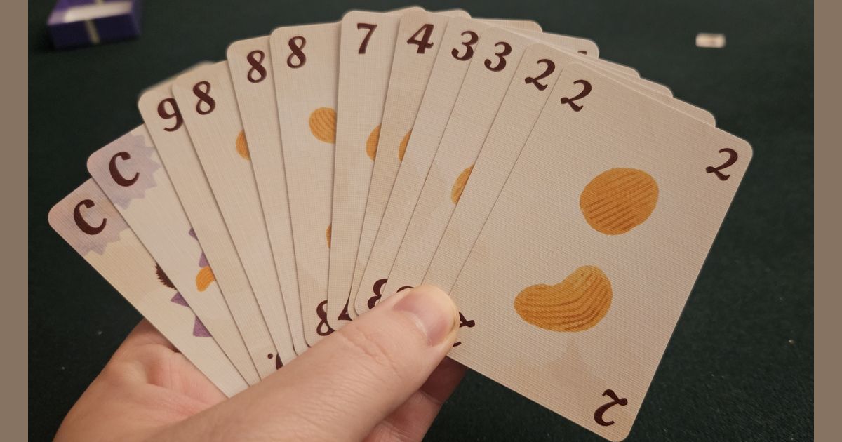 Crisps two player game in progress