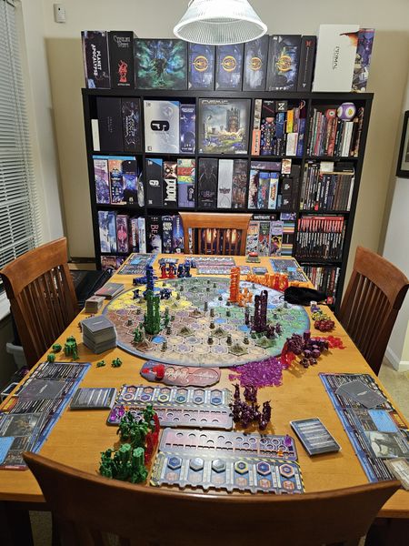 Cysmic four player board setup