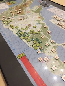 D-Day at Peleliu campaign position during turn nine