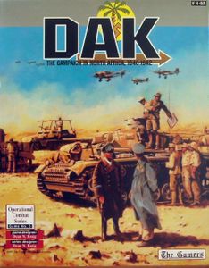 Dak: The Campaign In North Africa, 1940-1942 box art