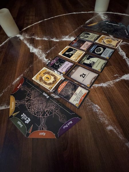 Dark Pact card game setup