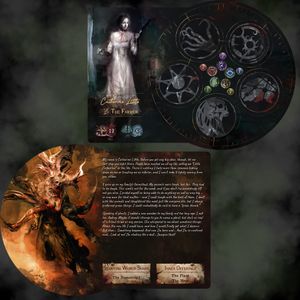 Dawn of Madness wanderer player board