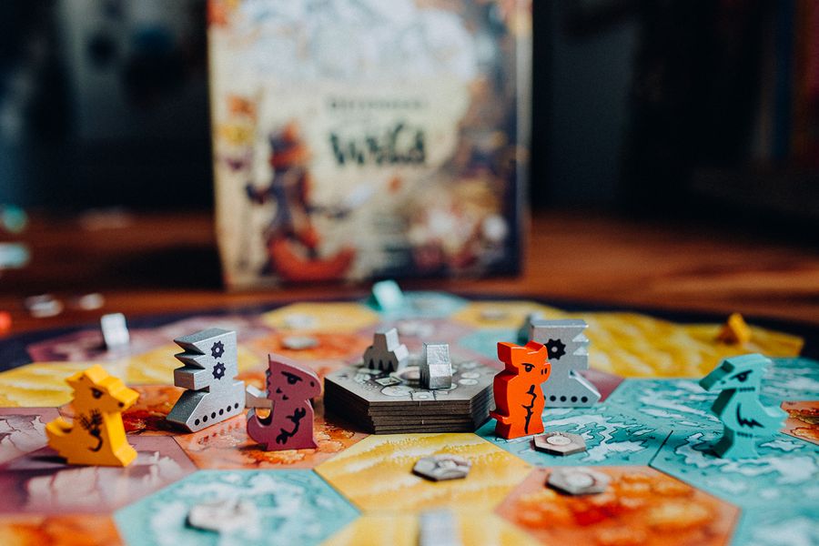 Animal defender figures and cards from Defenders of the Wild