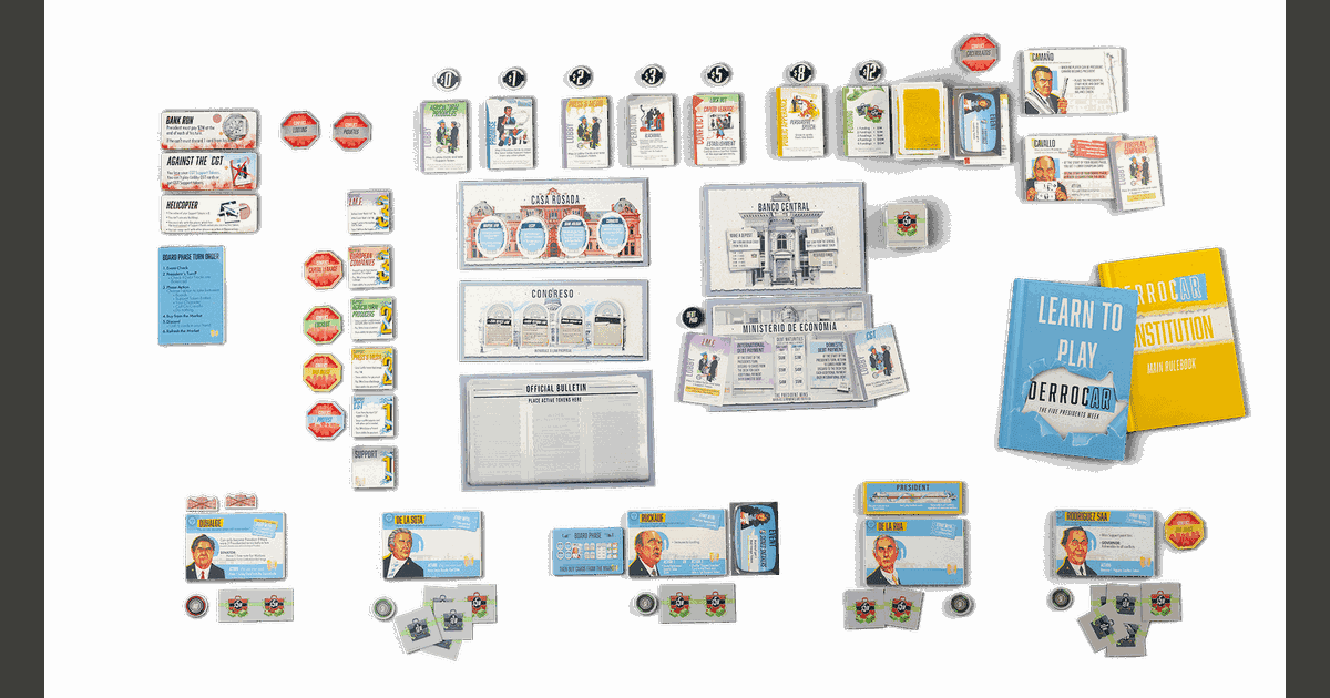 DerrocAr board game table setup