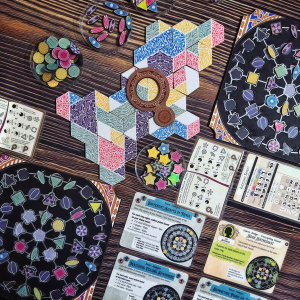 Completed Diatoms mosaic