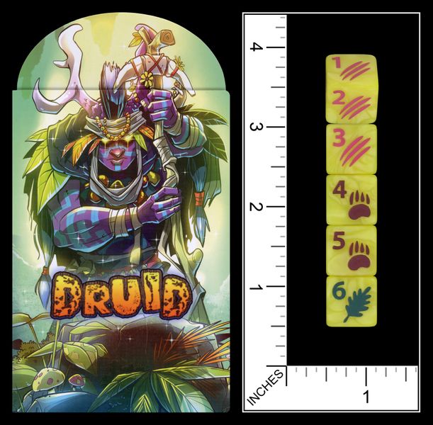 Dice Throne Vanguard Druid custom dice