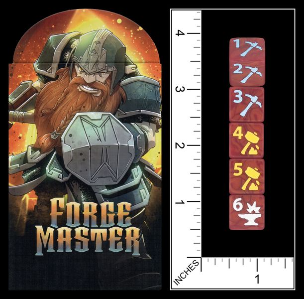 Dice Throne Vanguard Forgemaster custom dice