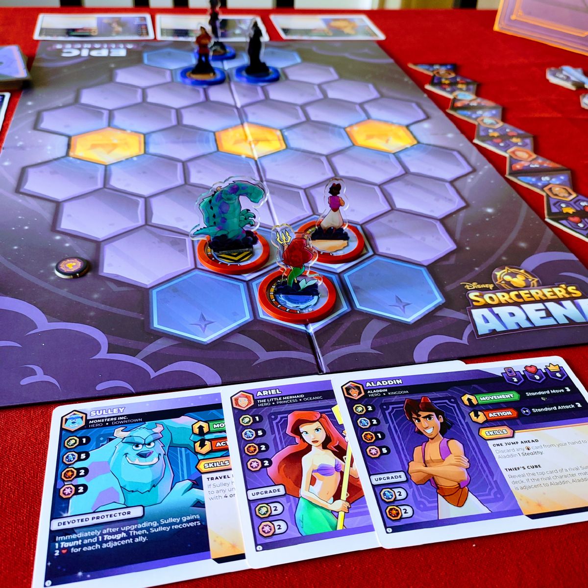 Disney Sorcerers Arena set up for play