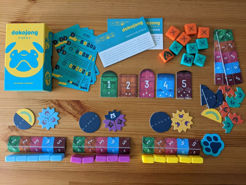 Dokojong game components