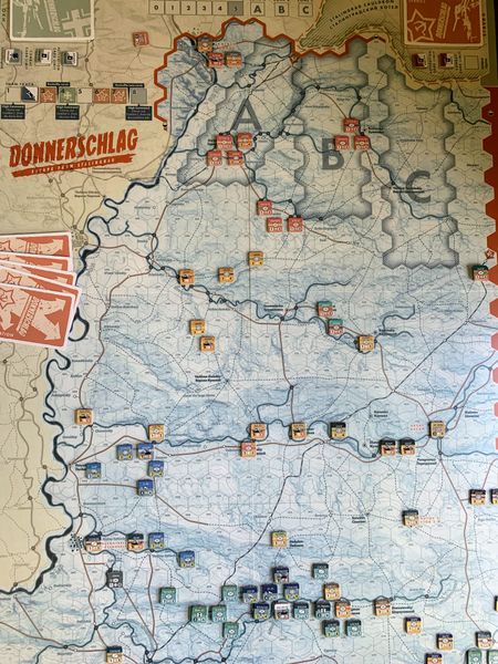 Donnerschlag campaign gameplay on mounted map