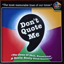 Don't Quote Me box art