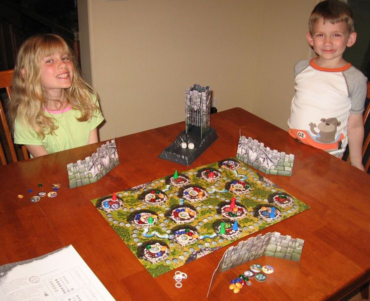 Dragonland board game in progress