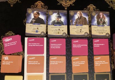 Illustrated candidate cards from Dream Crush