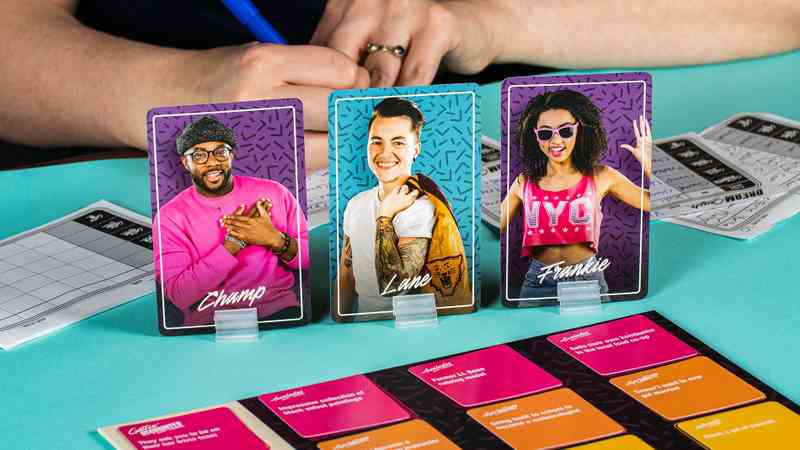 Dream Crush cards and player materials arranged on a table
