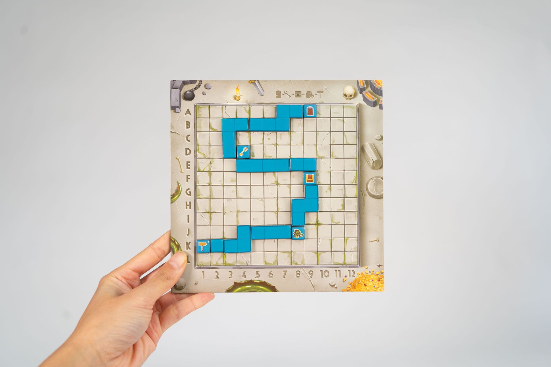 Close view of a Dungeon Exit tile layout