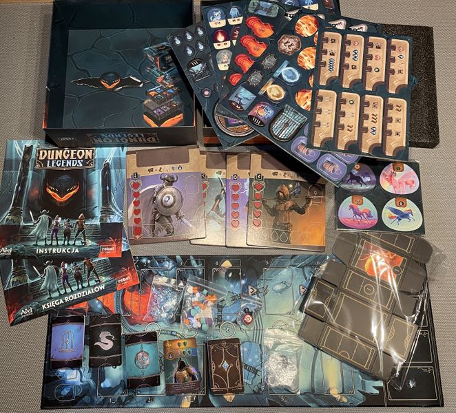 Dungeon Legends table setup