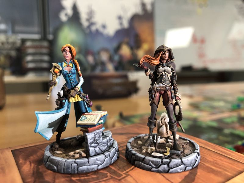 Dungeonology scholar miniatures