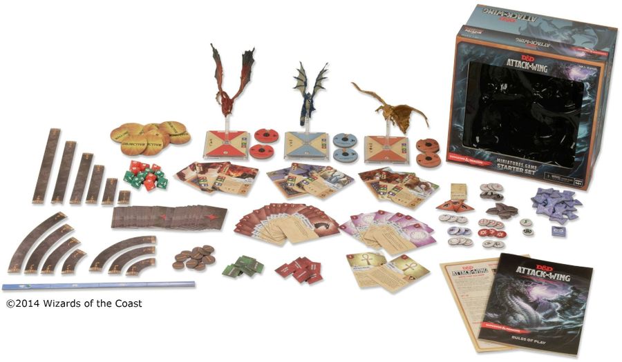 Dungeons and Dragons Attack Wing pre-painted miniatures