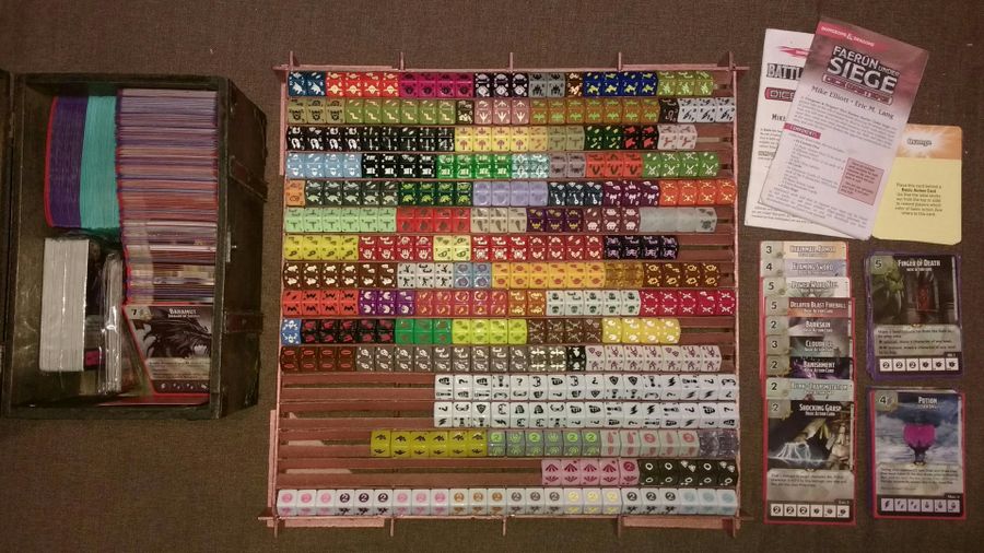 Expanded Dungeons and Dragons Dice Masters collection