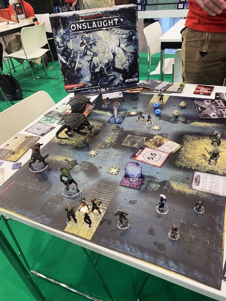 Dungeons and Dragons Onslaught game in progress