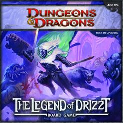 Dungeons & Dragons: The Legend Of Drizzt Board Game box art