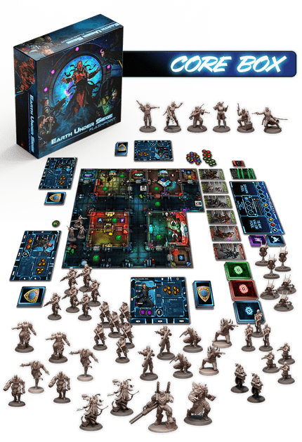 Earth Under Siege Flashpoint core game components