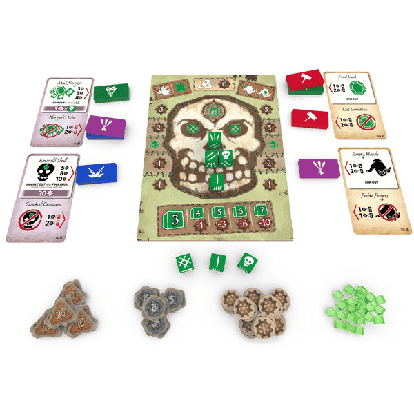 Emerald Skulls wager markers