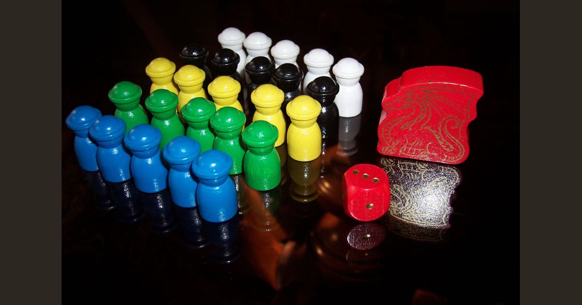 Emerald board game components