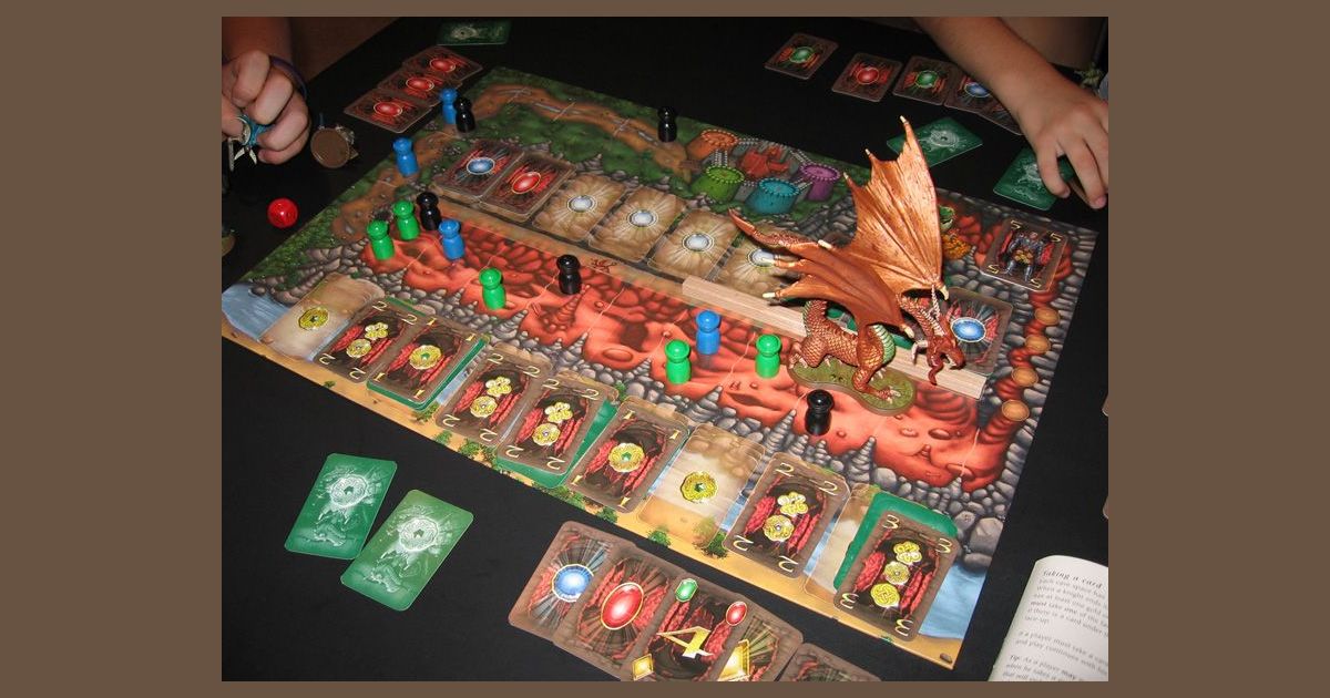 Emerald board game in progress