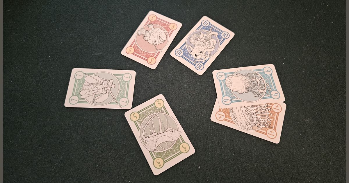 Enemy Anemone sea creature cards