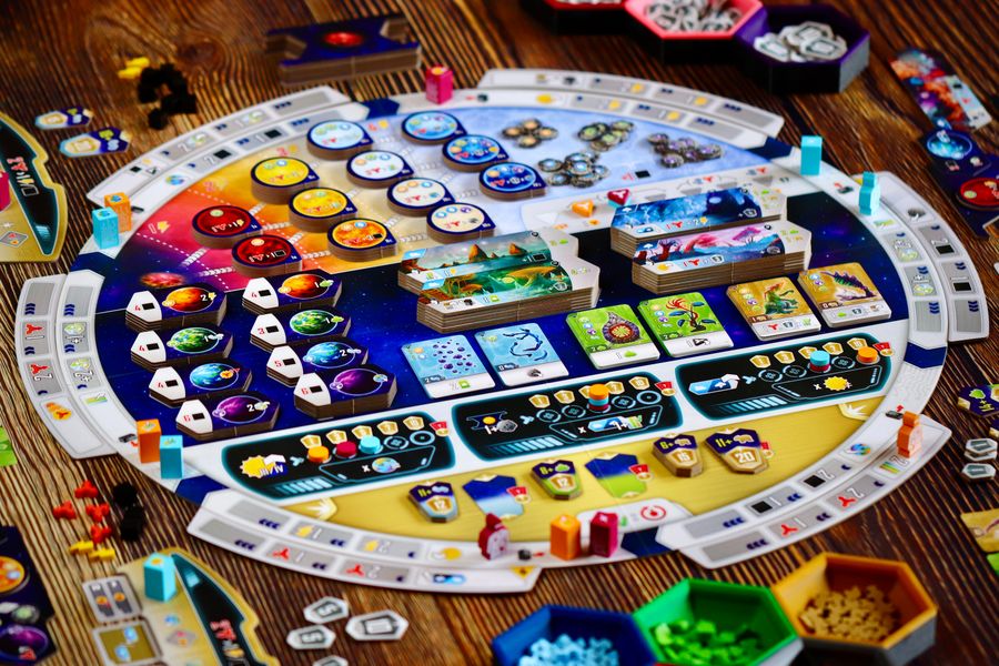 Entropy board game components