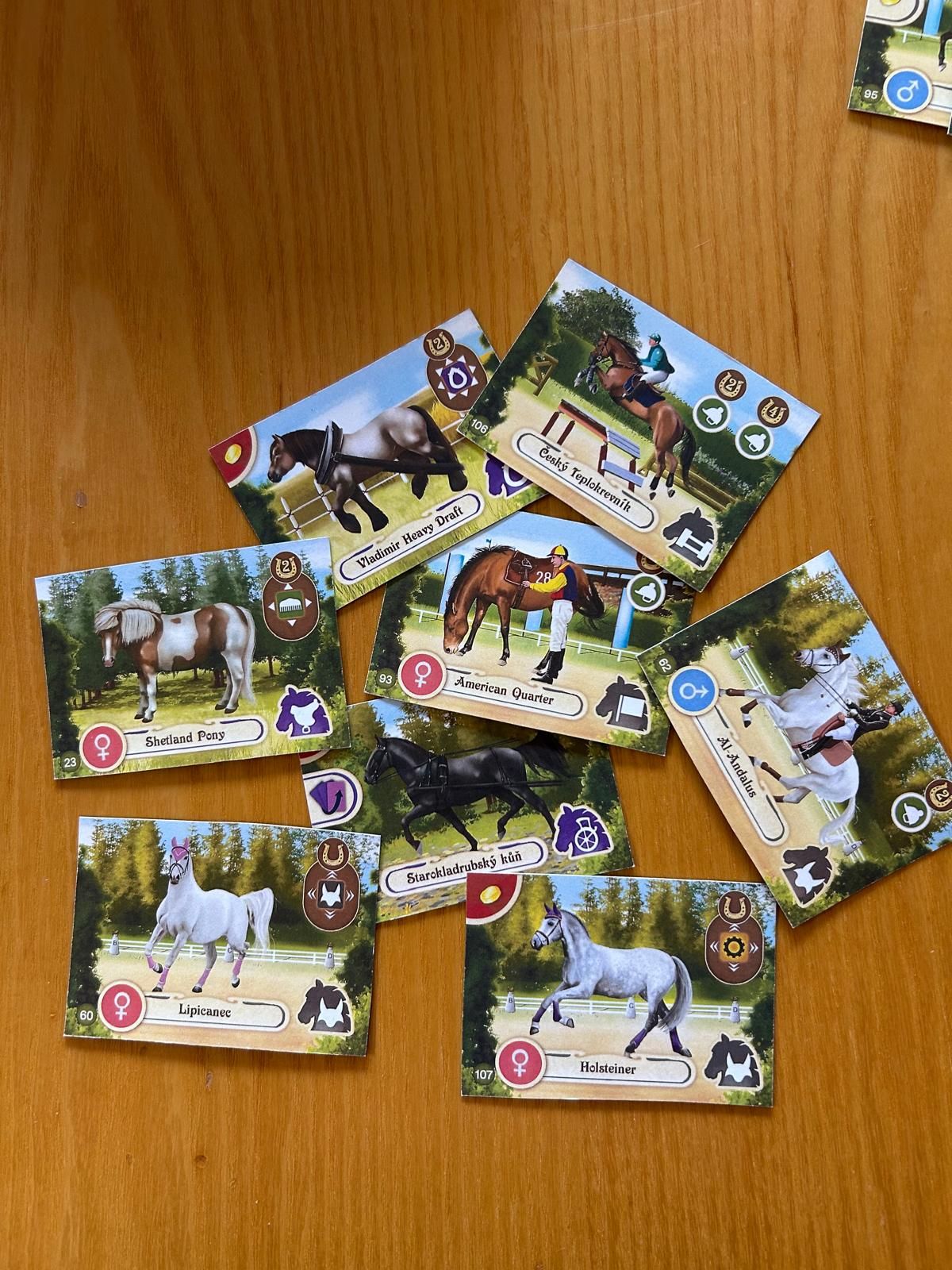 Epona horse cards and components