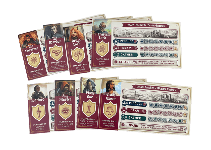 Estate Raise the Realm asymmetric leader cards