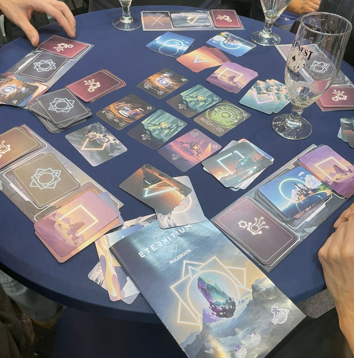 Eternitium card game at SPIEL