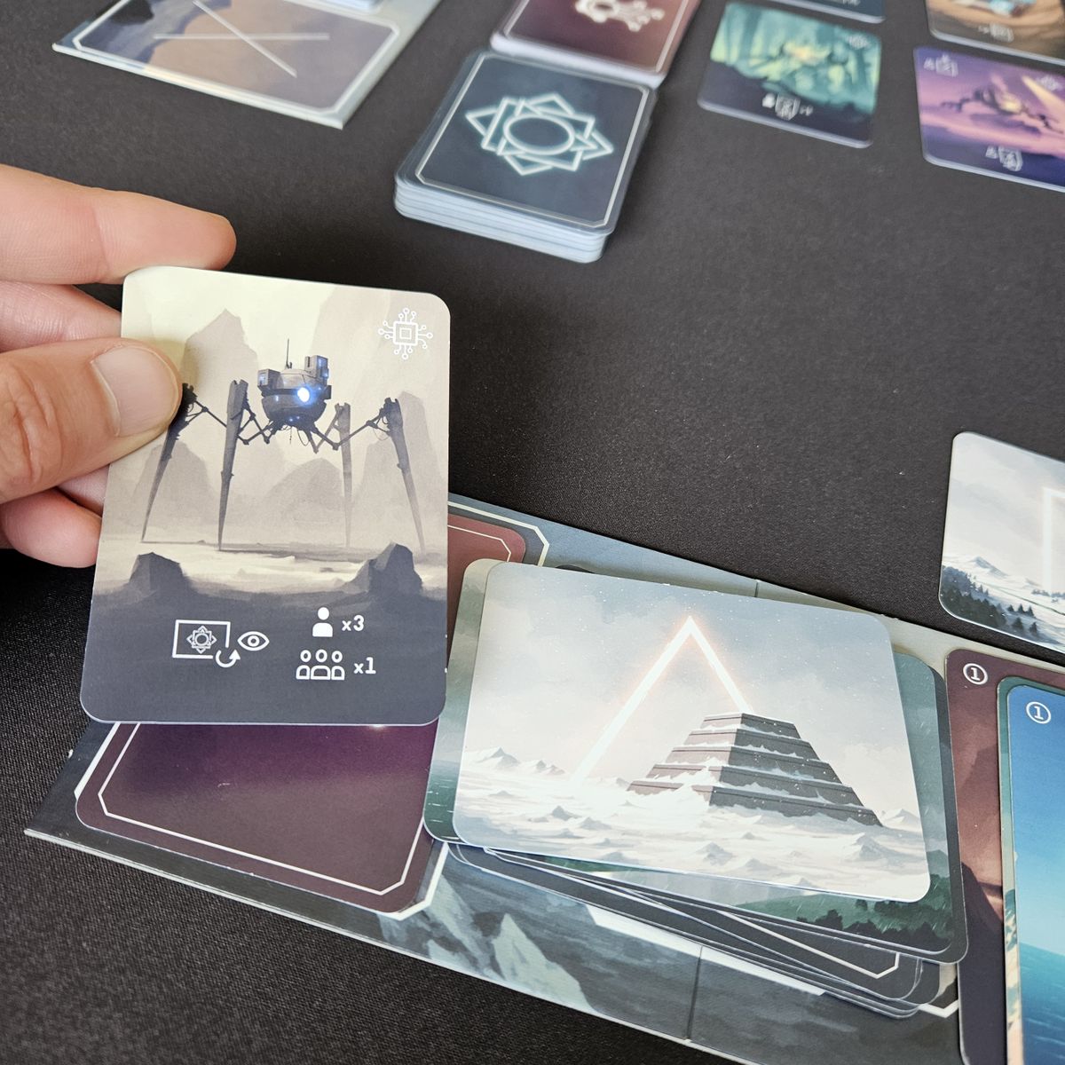 Eternitium portal cards during gameplay