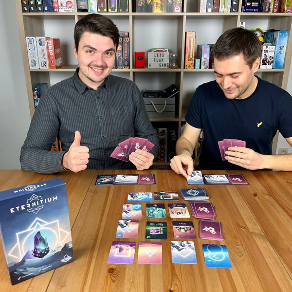 Eternitium player setup on table