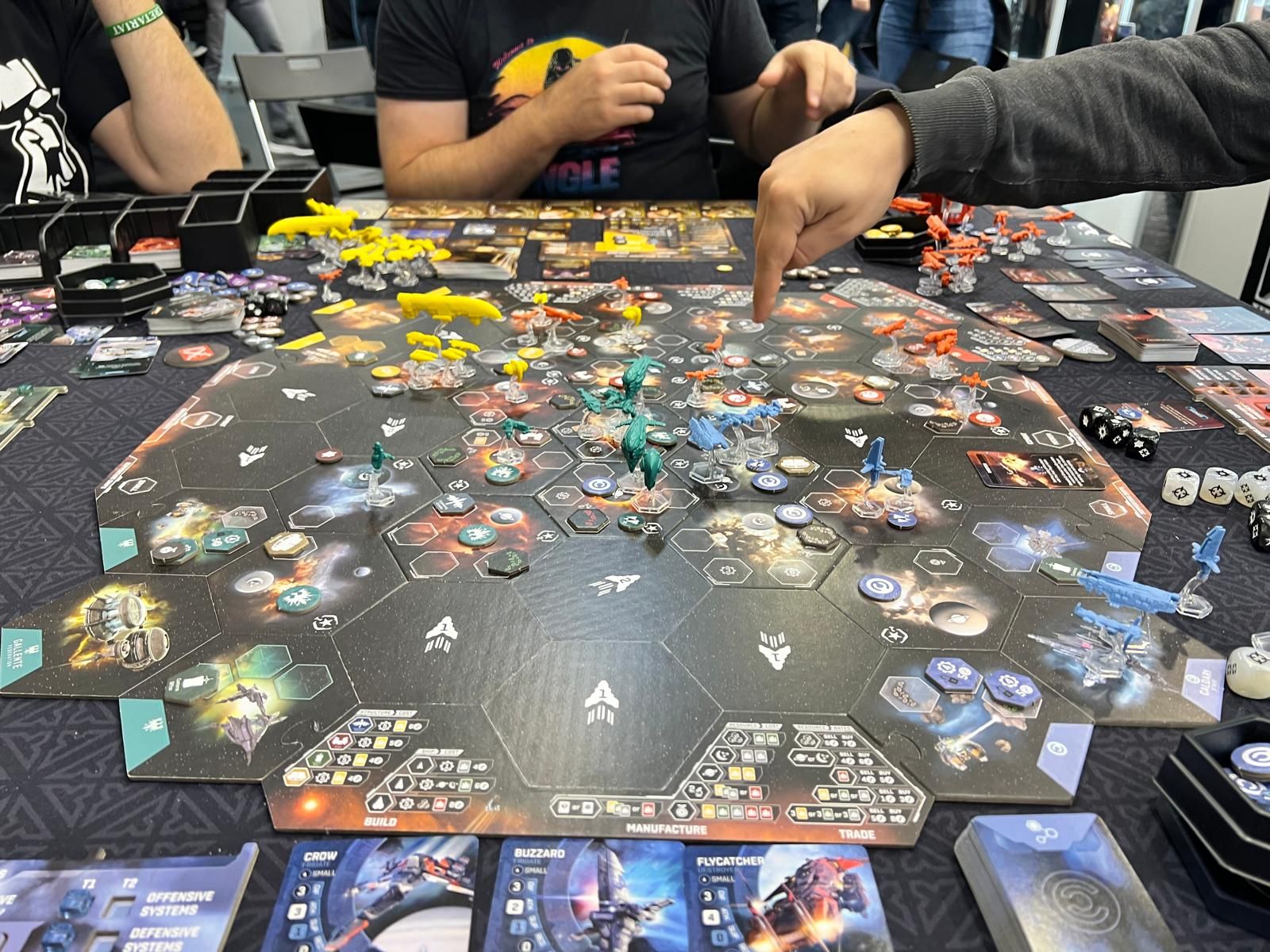 EVE War for New Eden ships and modular system tiles