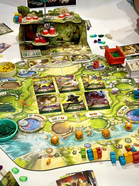 Everdell Emerland being played at Spiel