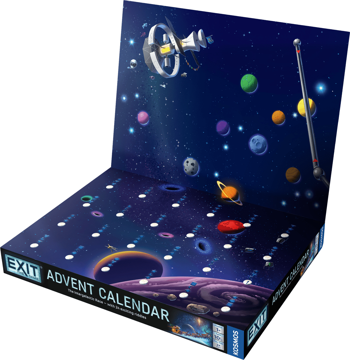 EXIT Intergalactic Race open advent calendar