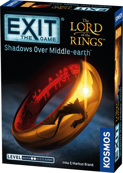 Three-dimensional English box for EXIT Lord of the Rings