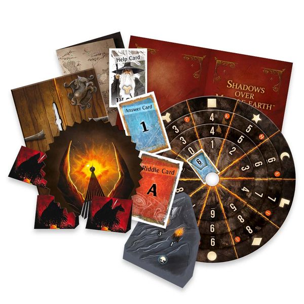 Components from EXIT Lord of the Rings Shadows over Middle-earth