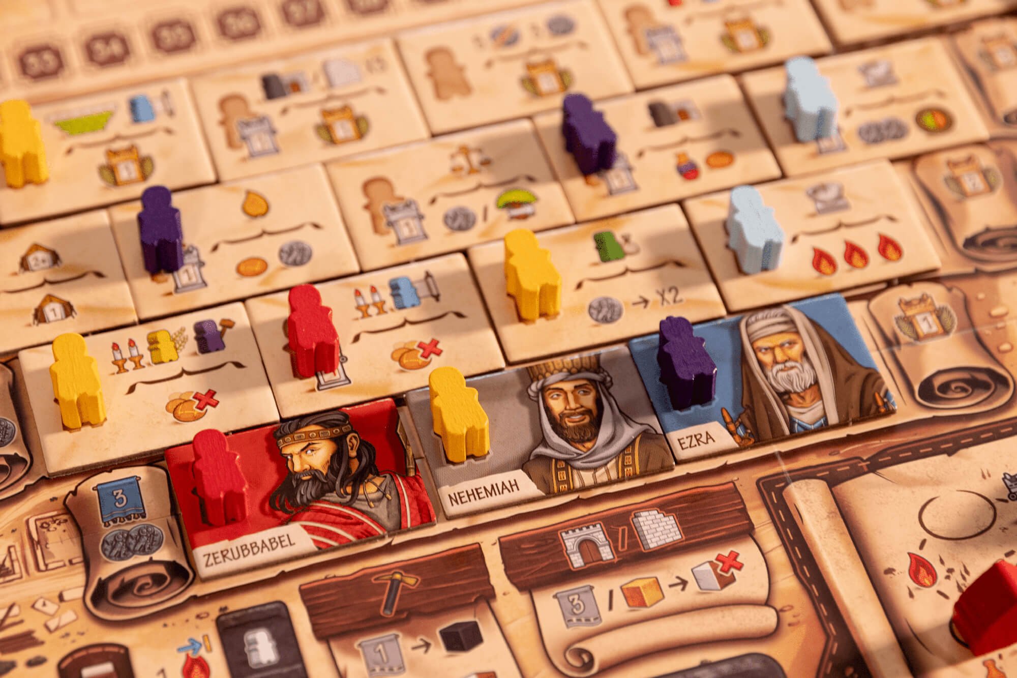 Ezra and Nehemiah Jerusalem main board
