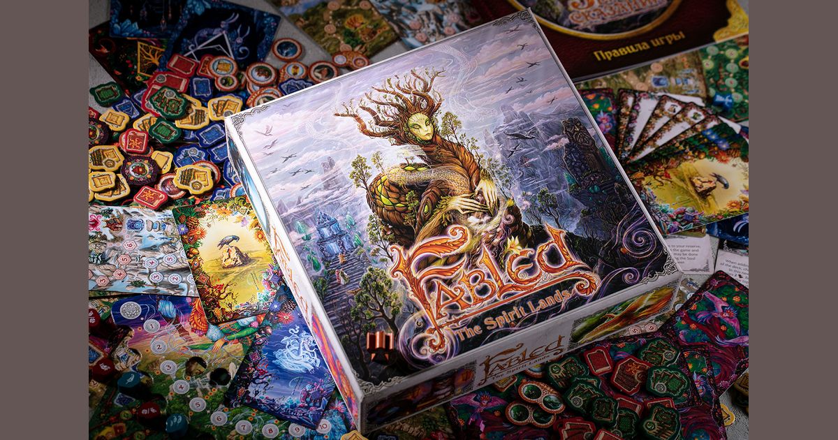 Fabled The Spirit Lands game components