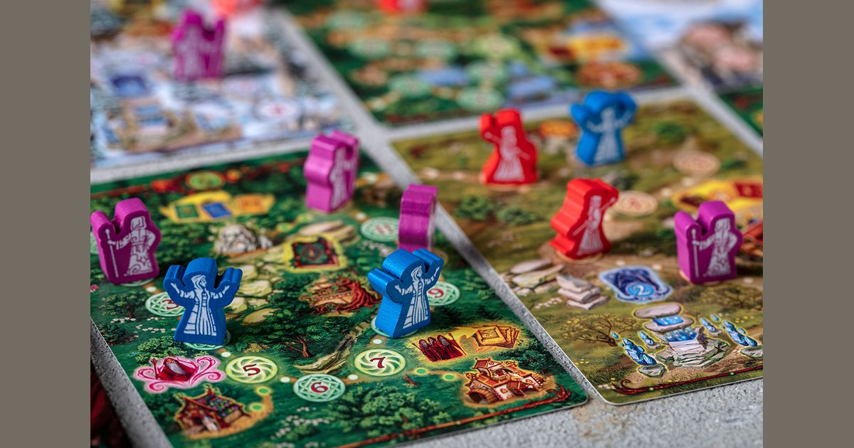 Fabled sages moving along modular spirit paths