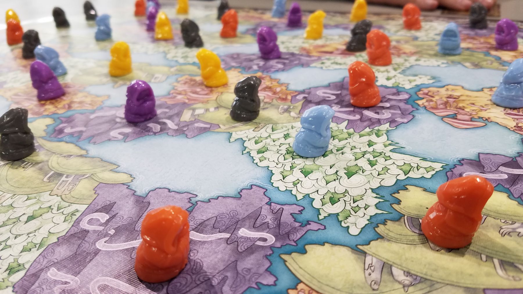Fae game set up for play