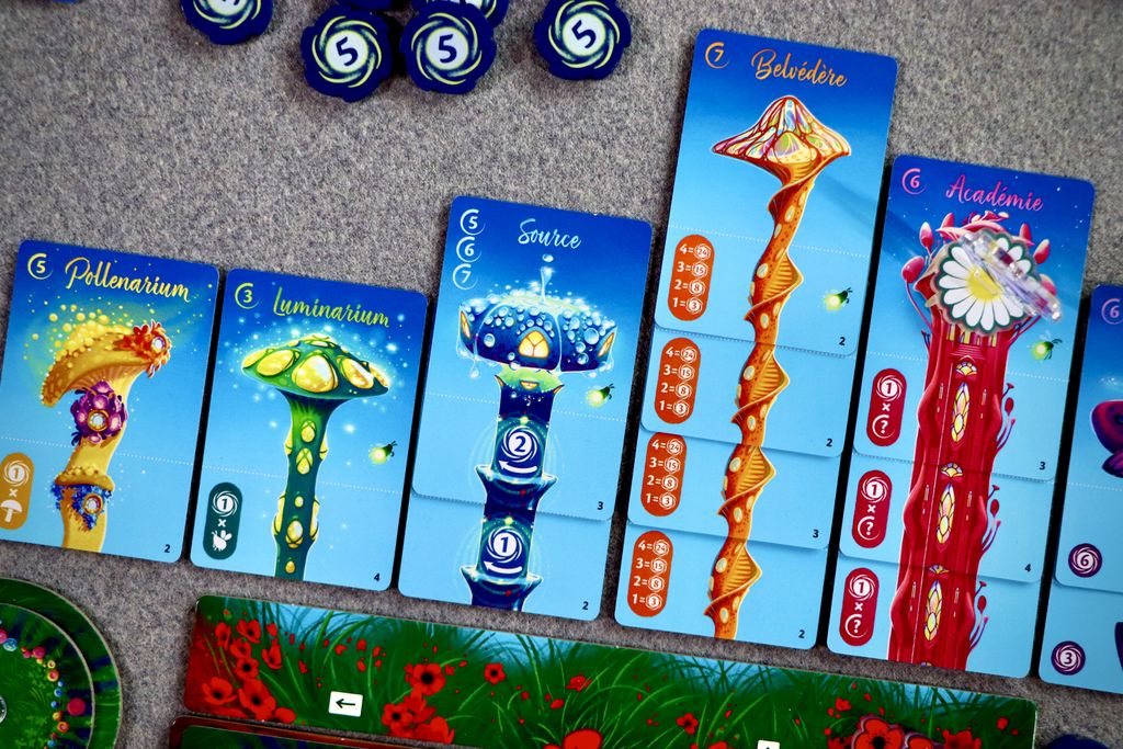 Fairy Ring stacked mushroom pieces and fairy figure