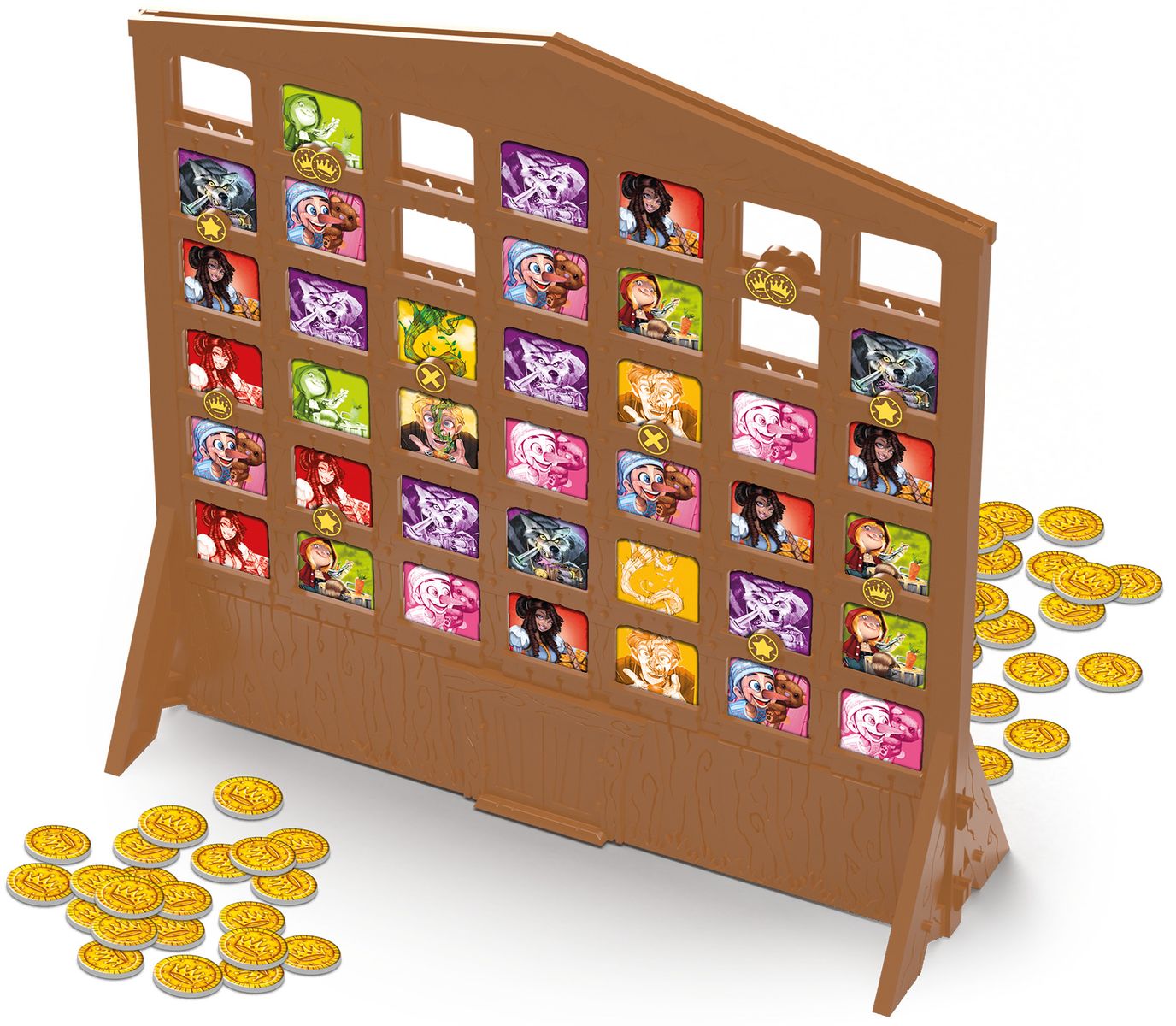 Fairy Tale Inn coins and character tile board